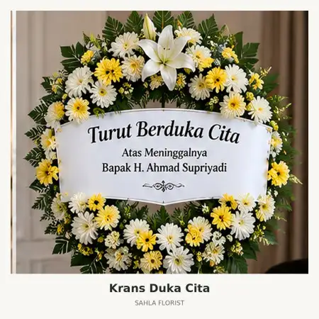 Krans Bunga Duka Mulyasari